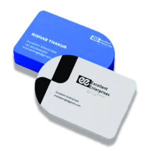 U Shape Business Cards